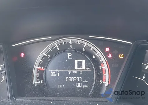 2017 Honda Civic Lx из США, поврежденный, VIN 19XFC2F59HE049135